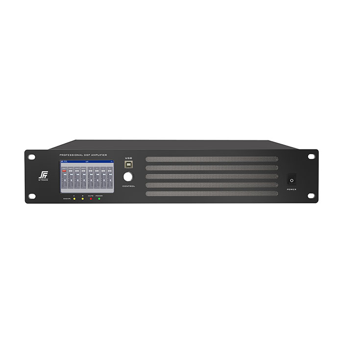 4 CH 600W Dante DSP ქსელის დენის გამაძლიერებელი